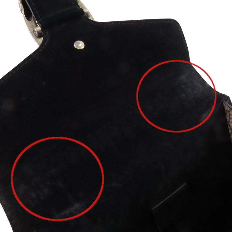 GUCCI 塗層帆布Dionysus GG Supreme Mini銀扣鏈帶肩背袋-15