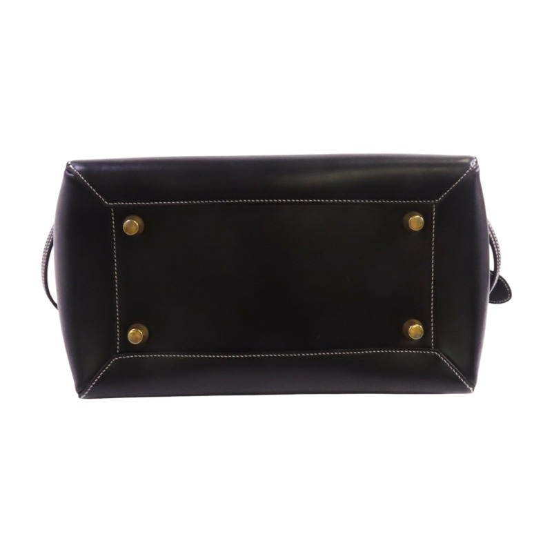 CELINE 牛皮皮革Mini Belt Bag金扣手挽肩背兩用袋-3