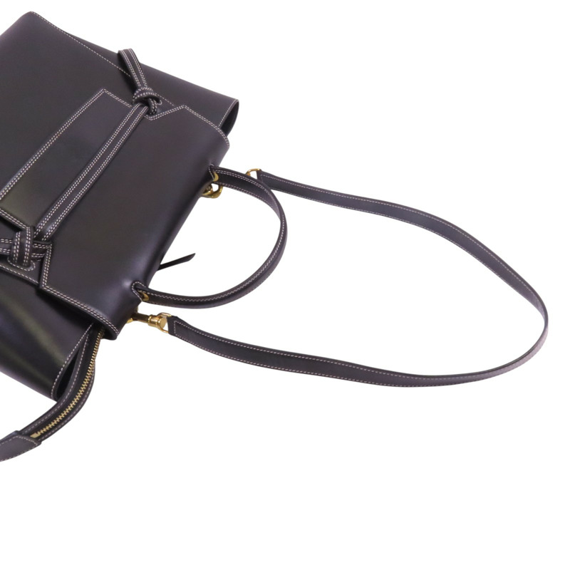 CELINE 牛皮皮革Mini Belt Bag金扣手挽肩背兩用袋-7