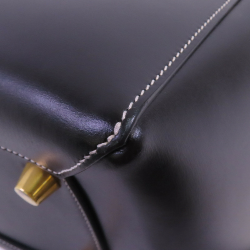 CELINE 牛皮皮革Mini Belt Bag金扣手挽肩背兩用袋-13