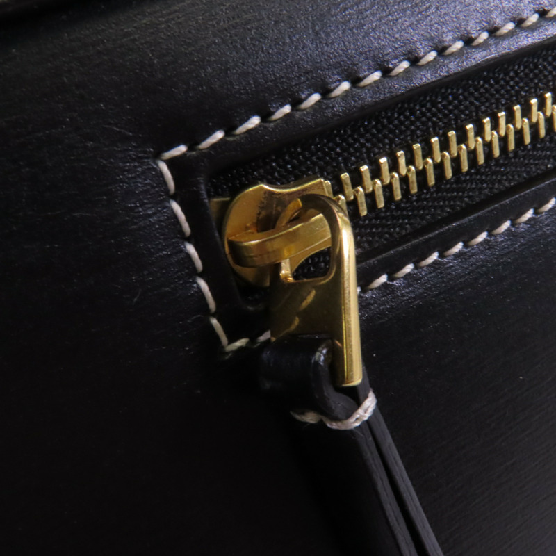 CELINE 牛皮皮革Mini Belt Bag金扣手挽肩背兩用袋-15