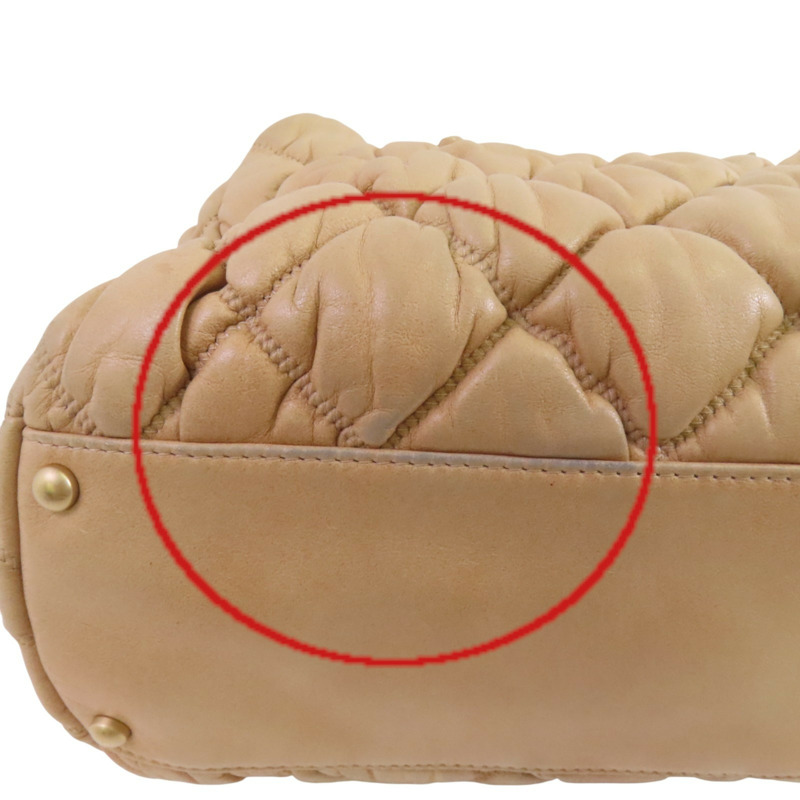 CHANEL 羊皮皮革Chain Shoulder金扣鏈帶肩背袋-14