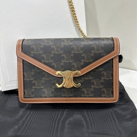 CELINE 經典WOC鍊帶斜背包