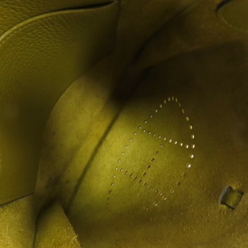 HERMES Clemence皮革Evelyne PM銀扣肩背袋-4