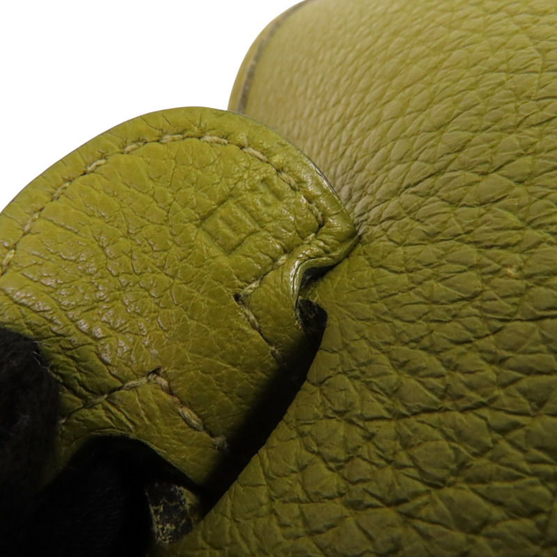 HERMES Clemence皮革Evelyne PM銀扣肩背袋-6