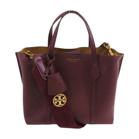 Tory Burch 牛皮皮革2Way Shoulder Bag金扣手挽肩背兩用袋