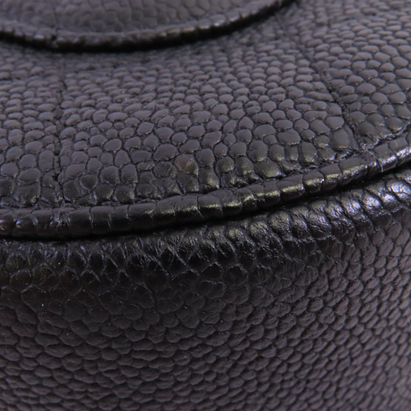 CHANEL 牛皮皮革Chain Shoulder金扣鏈帶手挽肩背兩用袋-13