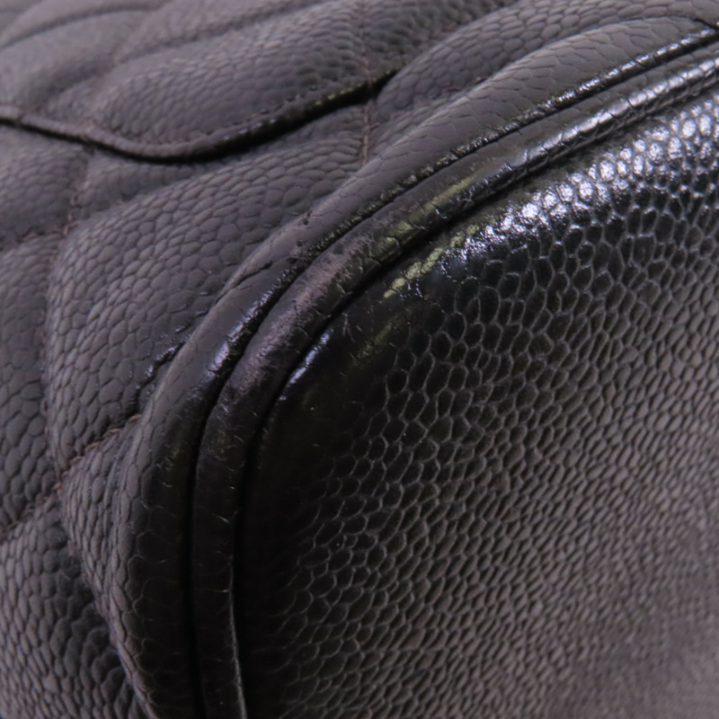 CHANEL 牛皮皮革Vintage Hand Bag金扣手挽袋-12