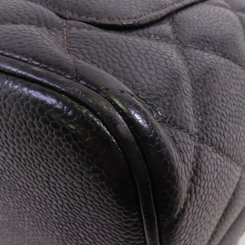 CHANEL 牛皮皮革Vintage Hand Bag金扣手挽袋-13