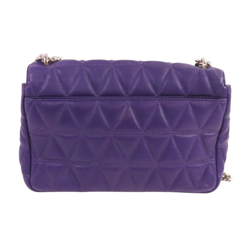 Michael Kors 羊皮皮革Chain Shoulder Bag銀扣鏈帶肩背袋-1