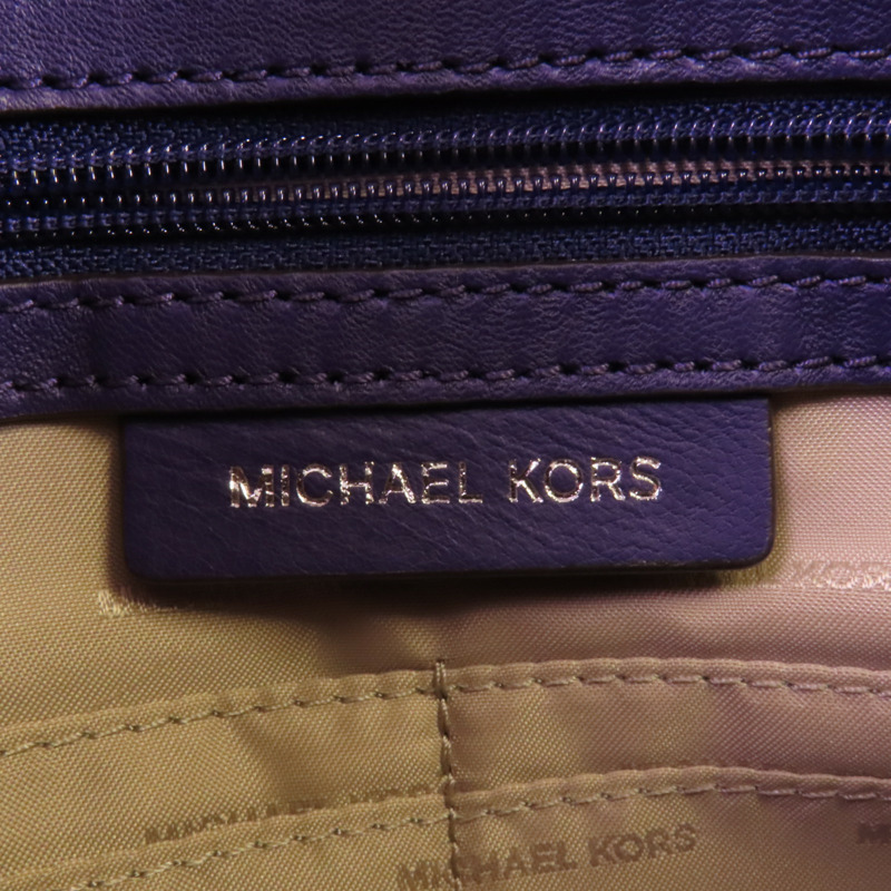 Michael Kors 羊皮皮革Chain Shoulder Bag銀扣鏈帶肩背袋-5
