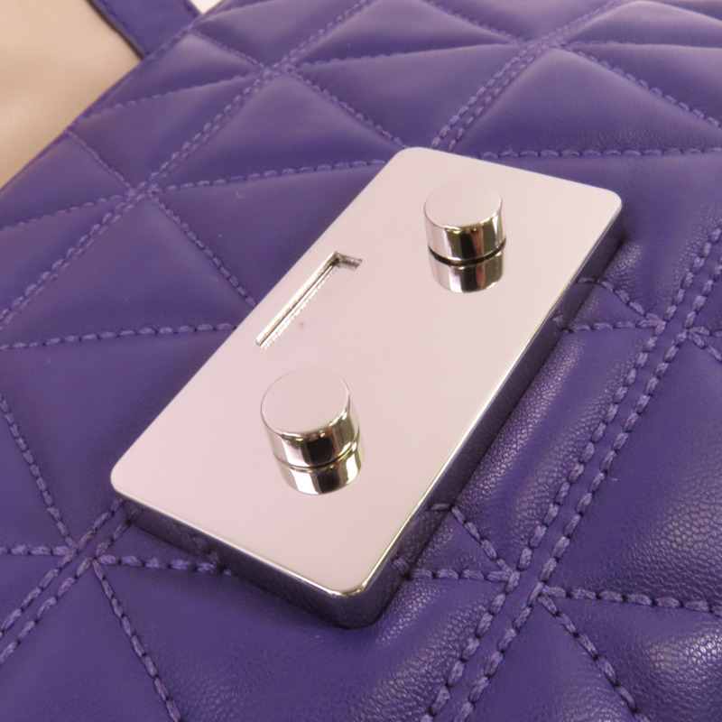 Michael Kors 羊皮皮革Chain Shoulder Bag銀扣鏈帶肩背袋-8