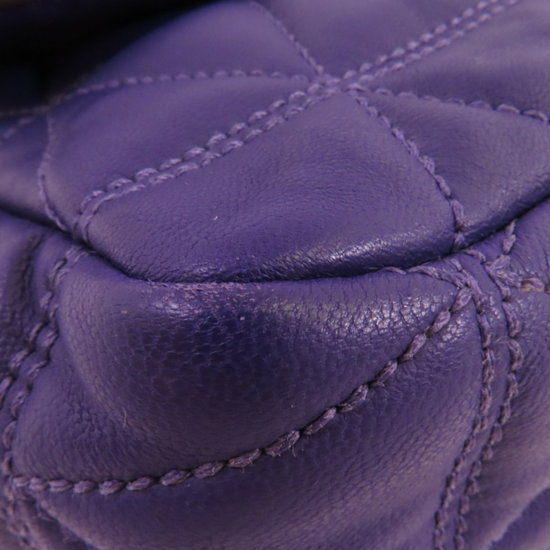 Michael Kors 羊皮皮革Chain Shoulder Bag銀扣鏈帶肩背袋-10