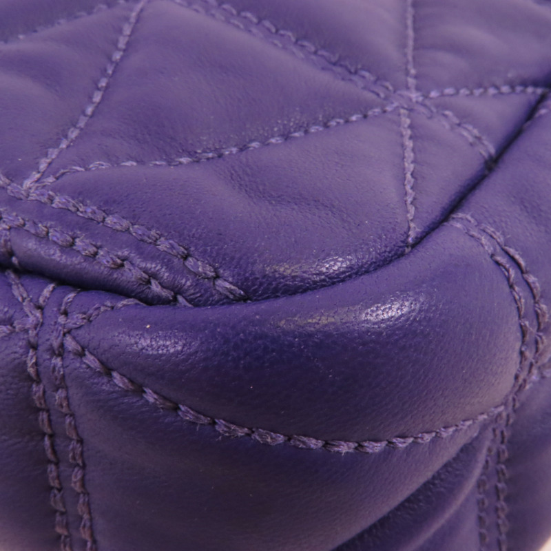 Michael Kors 羊皮皮革Chain Shoulder Bag銀扣鏈帶肩背袋-13