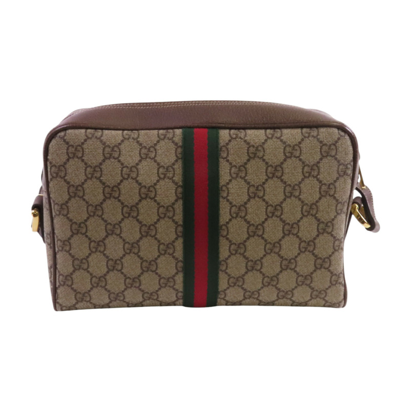 GUCCI 塗層帆布Ophidia Crossbody Bag金扣肩背袋-1
