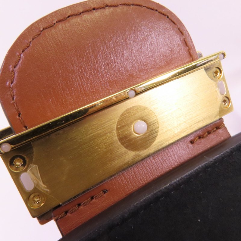 LOUIS VUITTON Monogram Reverse Mini Dauphine金扣肩背袋-8