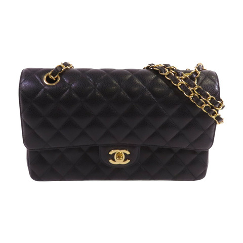 CHANEL 牛皮皮革Classic 25金扣鏈帶肩背袋