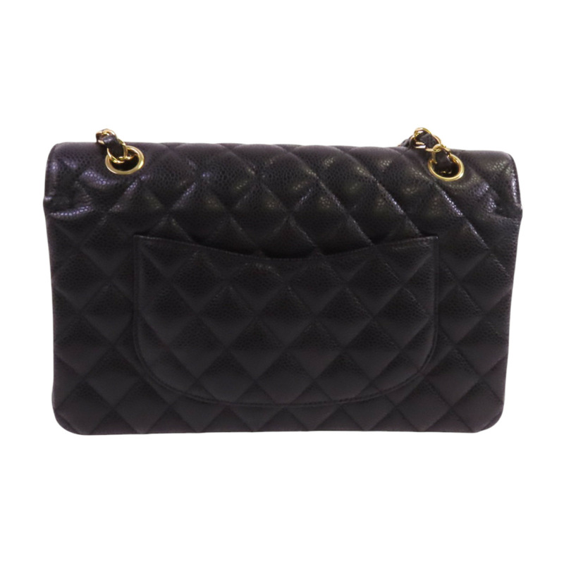 CHANEL 牛皮皮革Classic 25金扣鏈帶肩背袋-1