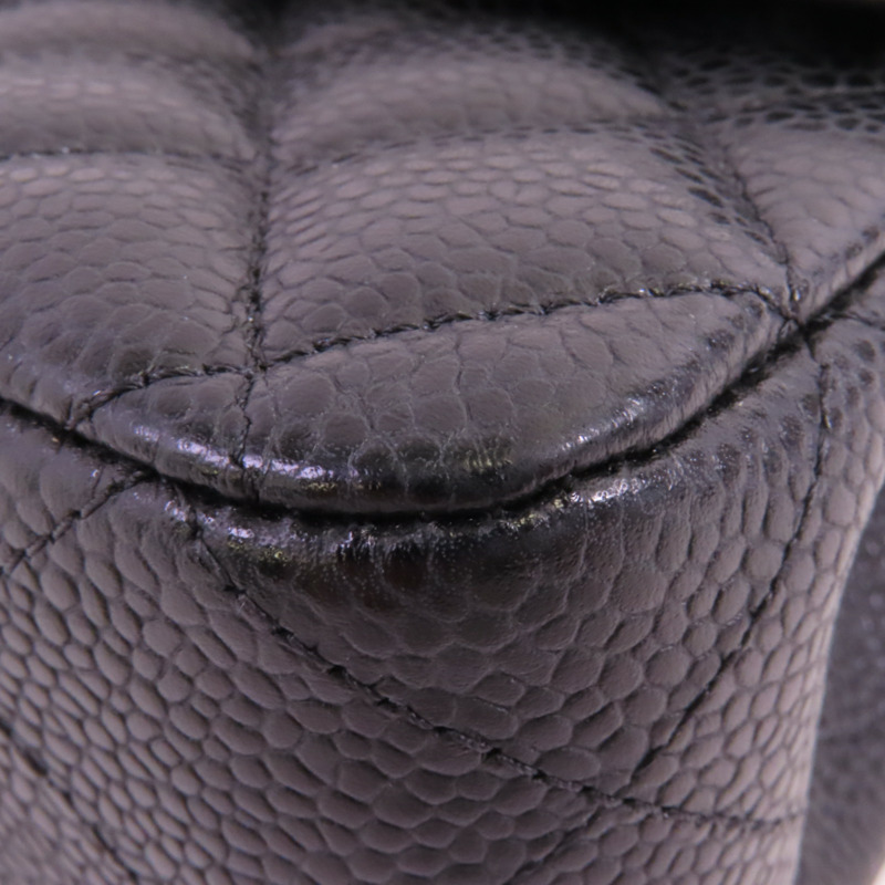 CHANEL 牛皮皮革Classic 25金扣鏈帶肩背袋-11