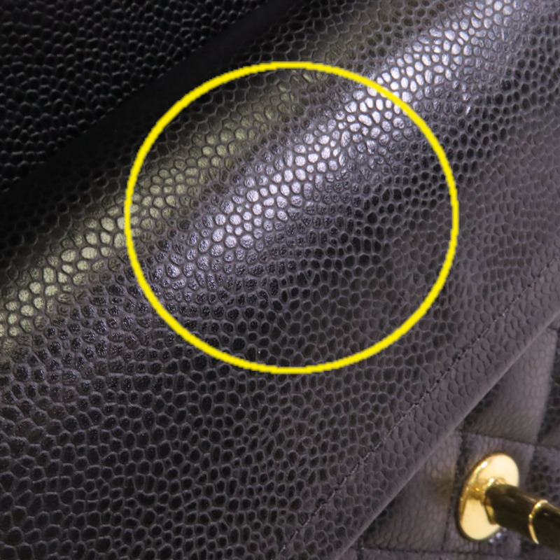 CHANEL 牛皮皮革Classic 25金扣鏈帶肩背袋-17