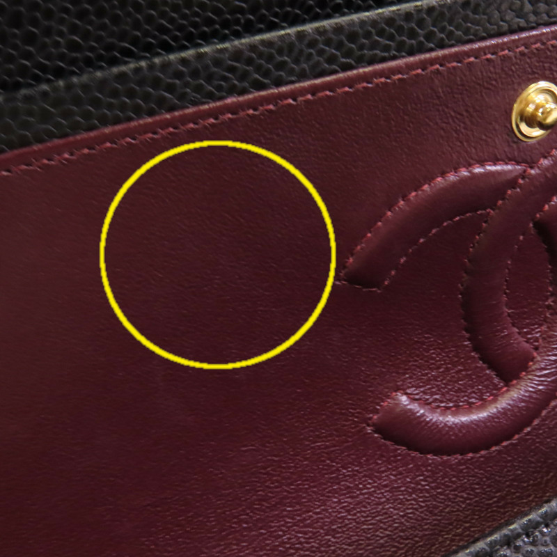 CHANEL 牛皮皮革Classic 25金扣鏈帶肩背袋-18