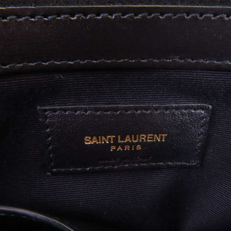 SAINT LAURENT 馬毛Manhattan金扣手挽肩背兩用袋-5