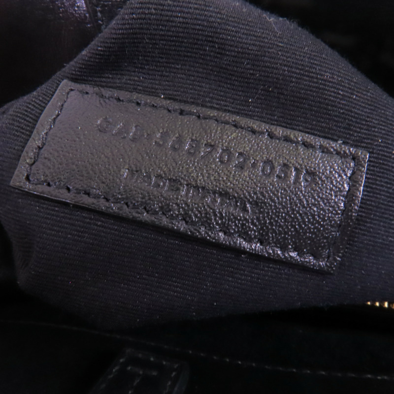 SAINT LAURENT 馬毛Manhattan金扣手挽肩背兩用袋-6