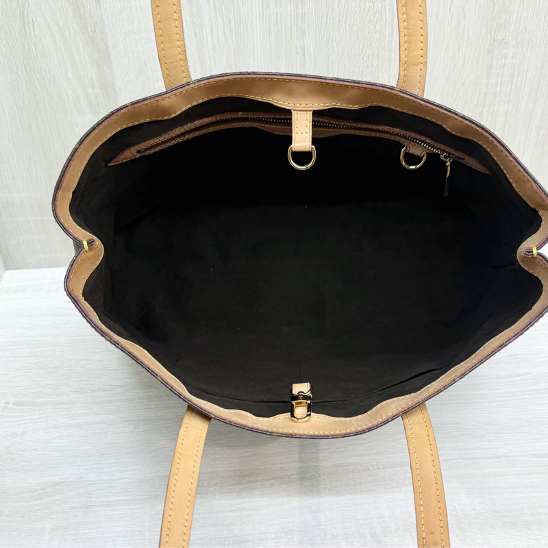 LV原花金牌Wilshire MM肩背托特包/M45644-6