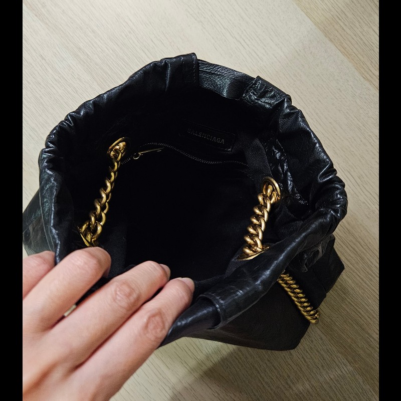 balenciaga crush tote bag 流浪包 垃圾袋 巴黎世家-12