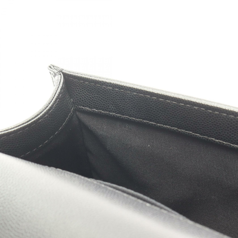 香奈兒 Boy Chanel 鏈條肩背包 A67086 小牛皮 黑色 二手 SHW-5