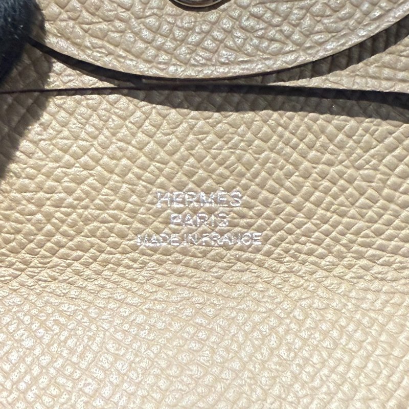 愛馬仕 Bastia 大象灰零錢包-5