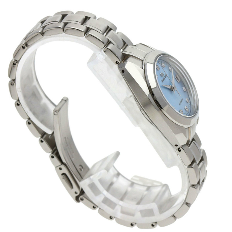 精工 STGK023 9S27-00E0 傳承系列大師工坊獨家冰藍色不鏽鋼女士腕錶-1