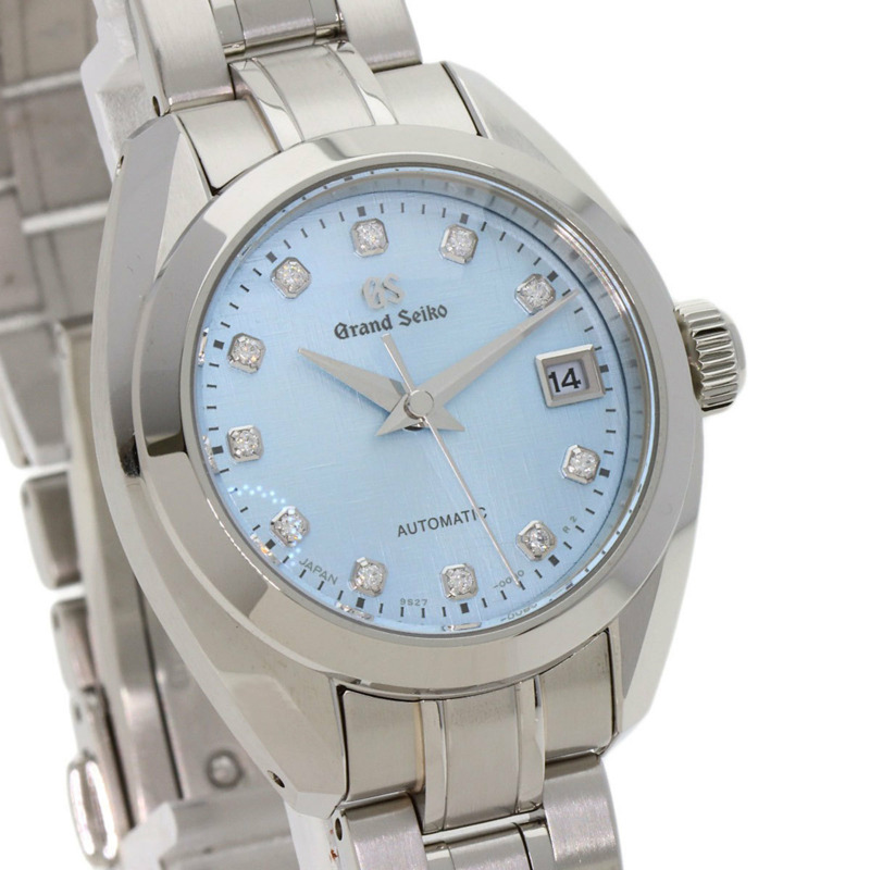 精工 STGK023 9S27-00E0 傳承系列大師工坊獨家冰藍色不鏽鋼女士腕錶-3