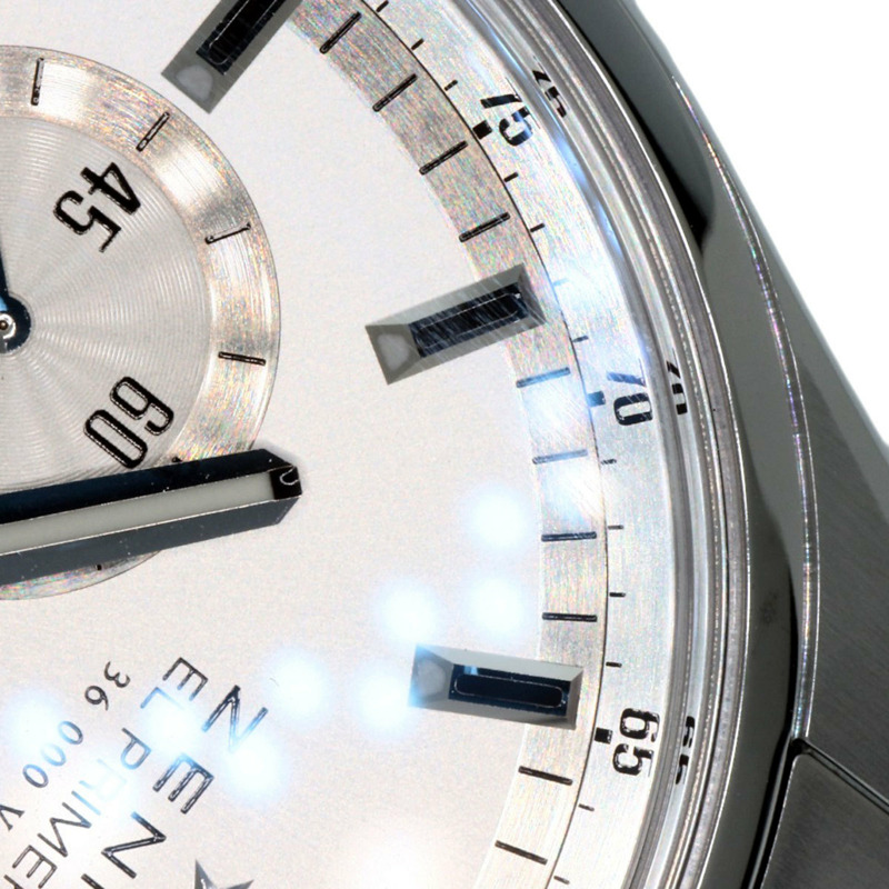 真力時 03.2040.400/01 El Primero 36000VPH 不鏽鋼男士腕錶-19