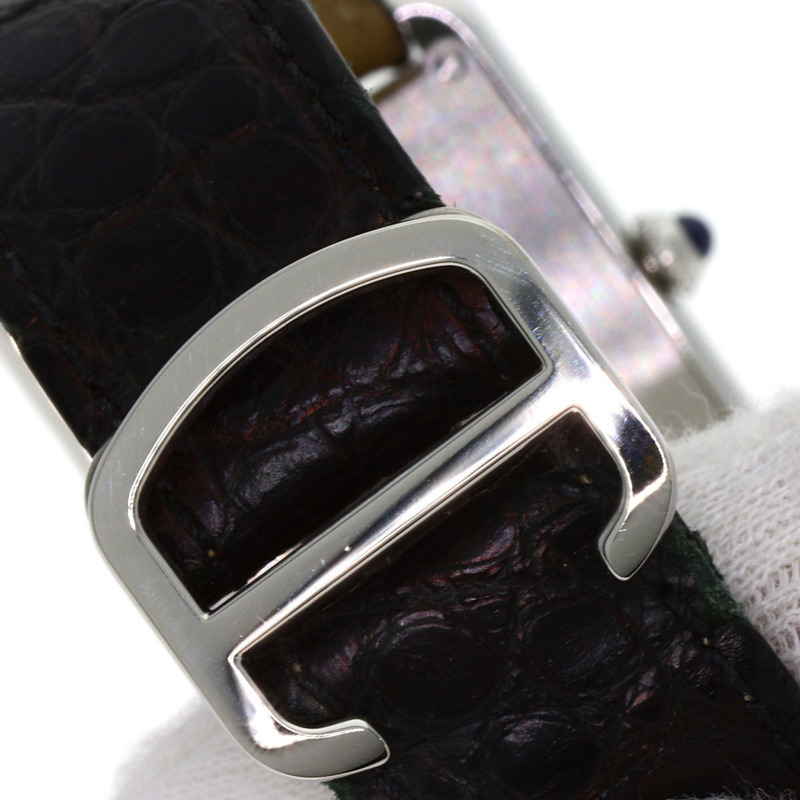 卡地亞 Tank Solo LM W5200003 男士精鋼/皮革腕錶-23