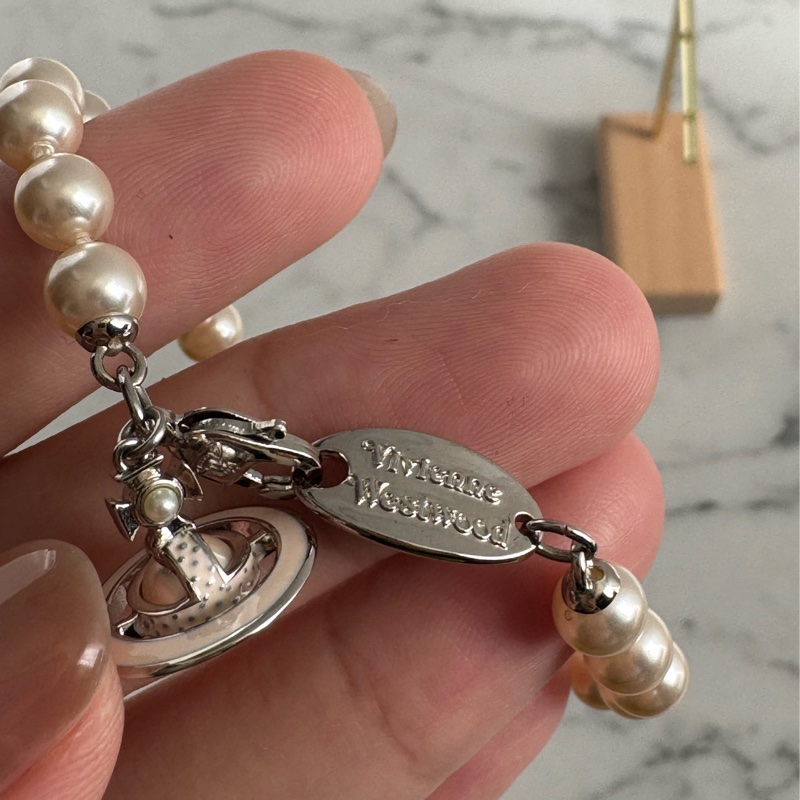 Vivienne Westwood 珍珠星球手鏈 超美✨-5