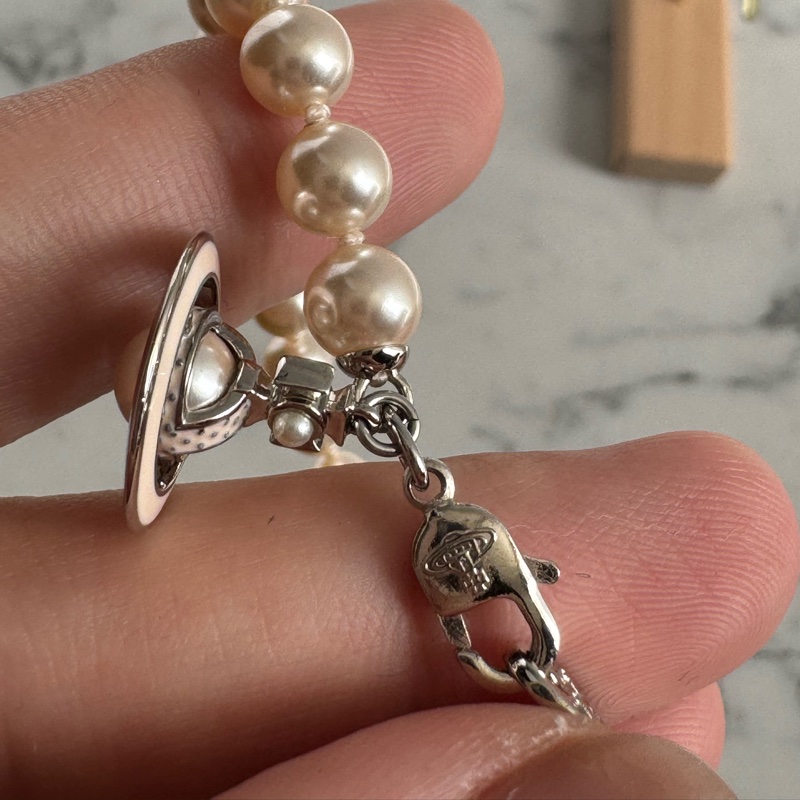 Vivienne Westwood 珍珠星球手鏈 超美✨-6