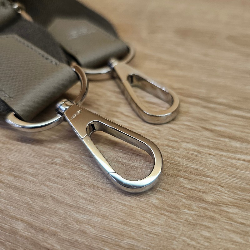 [超甜價愛馬仕聖誕獻禮🎁] Hermes大象灰銀釦Evelyne Sellier29肩斜背包-22