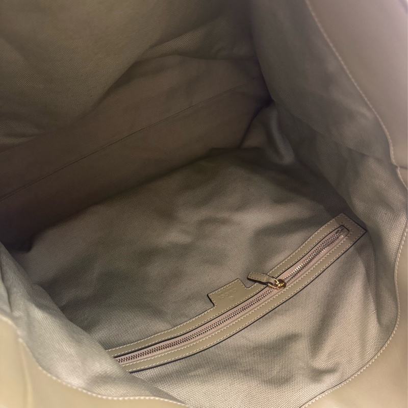 Gucci牛油果綠金馬銜釦單肩包-14