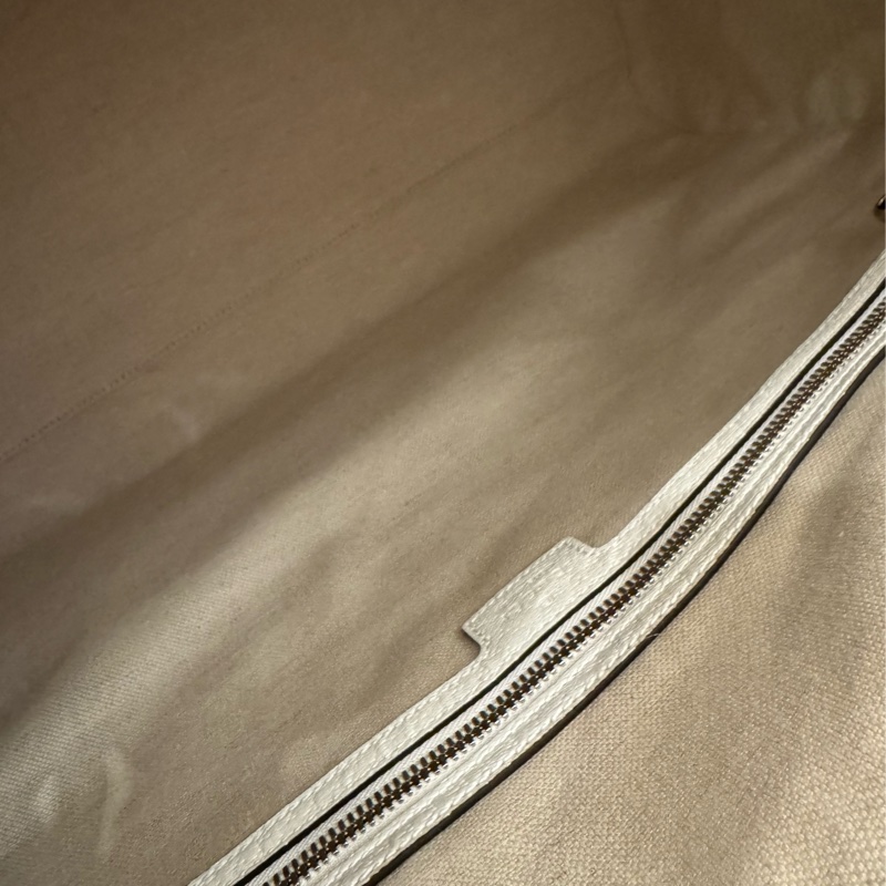 Gucci白pvc/皮革波士頓手提兩用包-26