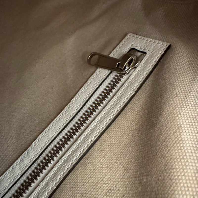 Gucci白pvc/皮革波士頓手提兩用包-28