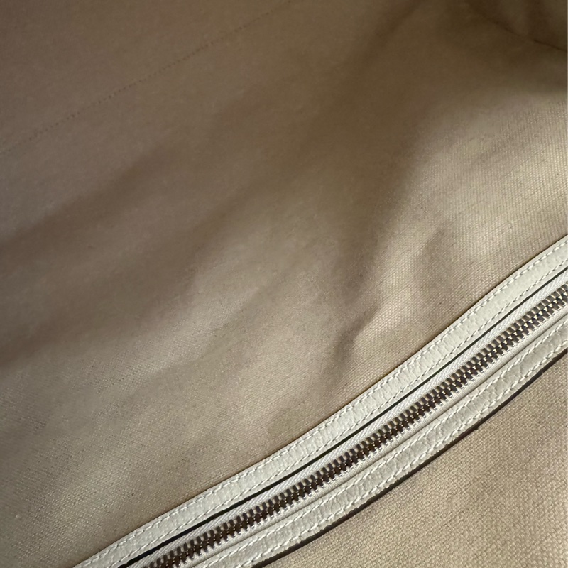 Gucci白pvc/皮革波士頓手提兩用包-32