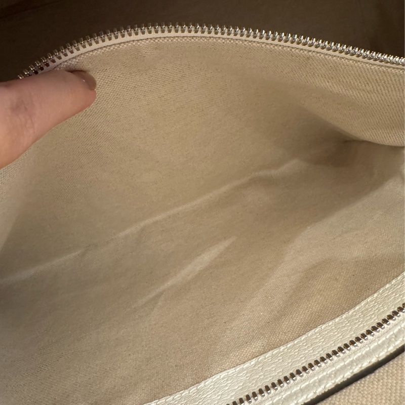 Gucci白pvc/皮革波士頓手提兩用包-41