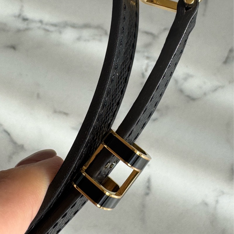 Hermes黑金H pop皮帶90cm-4