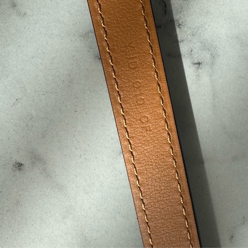 Hermes黑金H pop皮帶90cm-7