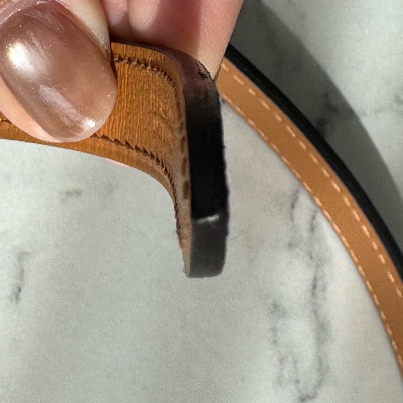 Hermes黑金H pop皮帶90cm-9