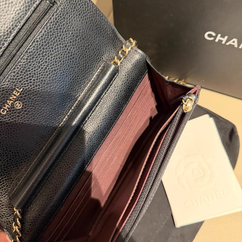 CHANEL WOC TIMELESS/wallet on chain caviar-2