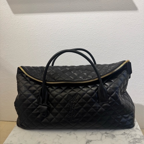 Ysl 黑荔枝黑logo機場包 Rosa同款✨✨