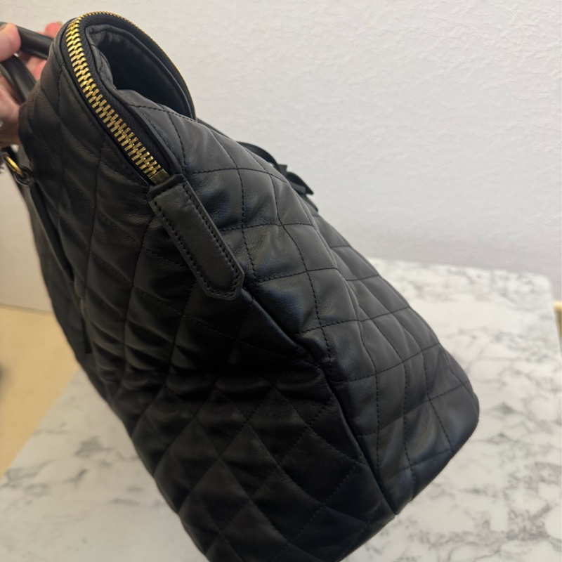 Ysl 黑荔枝黑logo機場包 Rosa同款✨✨-2