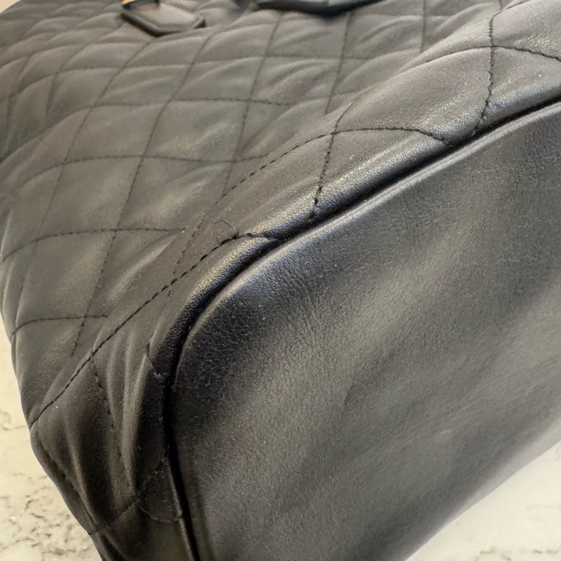 Ysl 黑荔枝黑logo機場包 Rosa同款✨✨-7